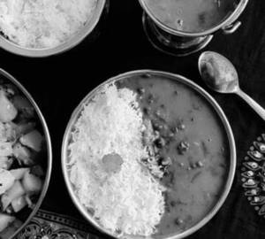 White Rice With Sambar & Rasam