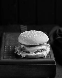 Chicken patty burger