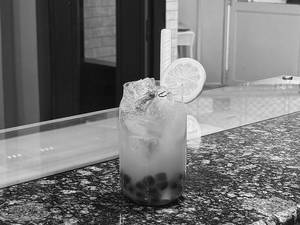 Orange Iced Tea Boba