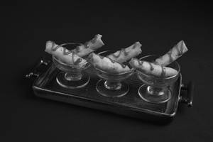 Bell Pepper Mushroom Cheese Spring Roll