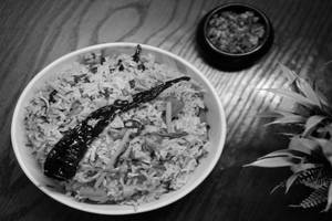 Chicken Burnt Chilly Rice