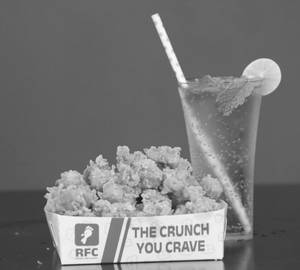 Crunchy chicken popcorn