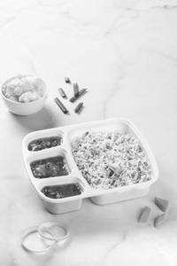 Veg Fried Rice - Manchurian Gravy Combo