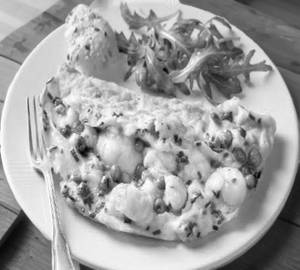 Prawn Cheese Bread Omelette