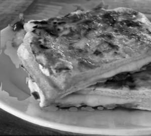 Fish Cheese Bread Omelette