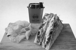 Veg Cheese Grilled Sandwich + Kokum Kooler