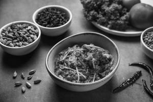 Khumb Aur Matar Dum Masala [Serves 2]
