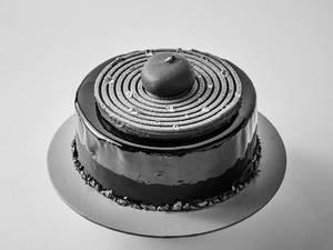 Textures Of Chocolate Cake.