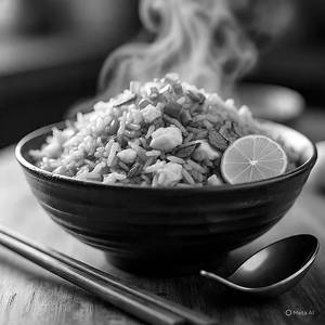 Egg Burnt Garlic Fried Rice