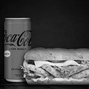 Chilli Bean Patty Sandwich (15cm) + Coke(Save 31%)
