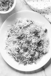 Soya Biryani With Raita