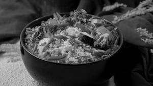 Veg Burnt Garlic Fried Rice 