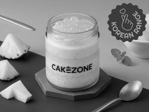 Pineapple Punch Boba Jar Cake