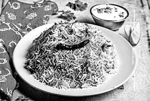 Plain biryani