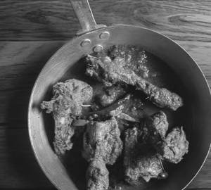 Chicken kosha [2 pieces] with alu [1 piece]