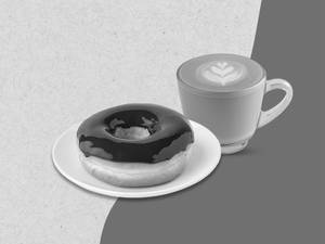 Choice of Hot Coffee (S) + Choice of Donut