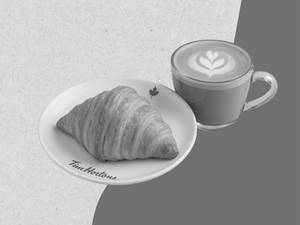 Choice of Hot Coffee (S) + Butter Croissant