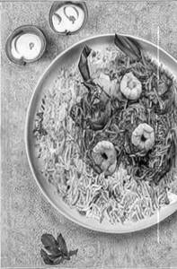Prawns Biryani