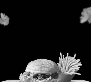 Hot Honey Fried Chicken Burger with Peri Peri  Fries