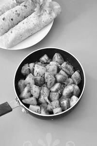 Aloo Jeera With Rice Or Breads (combo)