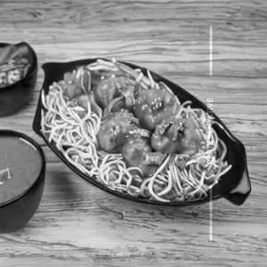 Veg Manchurian Noodles