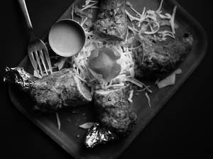 Murg Karela Kebab
