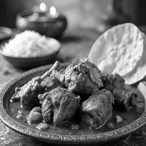 Mutton Ghee Roast 8 Pcs