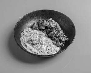 Pepper Chicken With Black Rice Congee
