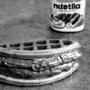 Nutella Sandwich Waffle