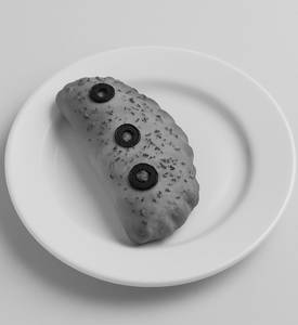 Creamy Mushroom Calzone