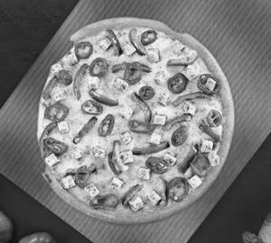 Onion Capsicum Pizza [6 Inches, 4 Slices]