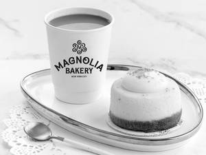Vanilla Bean Cheesecake with Hot Mocha