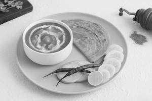 Malabar Paratha With Kadai Paneer