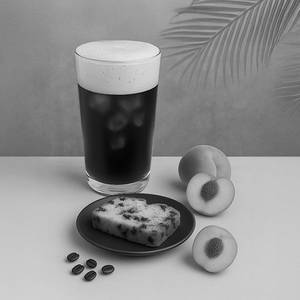 Peach Nitro Cold Brew + Chocochip Banana Bread