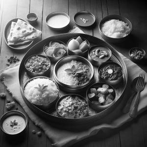 Punjabi thali