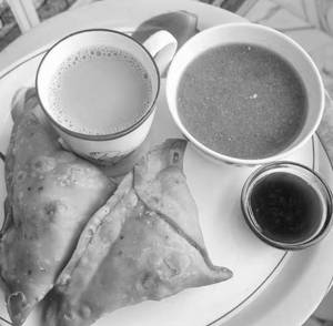 Samosa Sambar [2 Pieces]