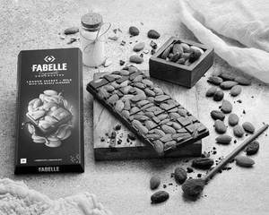 Loaded Secret Milk - Handcrafted Chocolate Bar with visible Almonds
