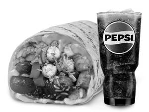 7 Layer Burrito Roll - Veg + Pepsi Masala Twist