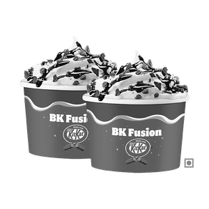 2 BK Fusion Sundae (made with Kit Kat).