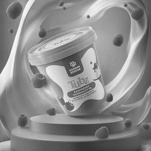 Raspberry Panacotta Tub 600 Ml