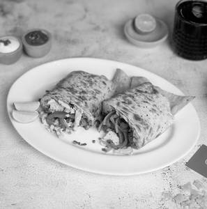 Green Peppers & Onions Breakfast Burrito