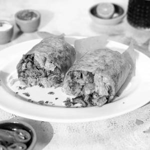 Grilled Chicken Breakfast Burrito