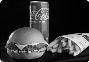 Cheese Burger + Fries + Coke