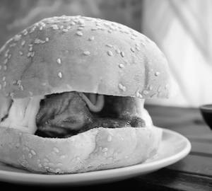 Chicken Momos Burger
