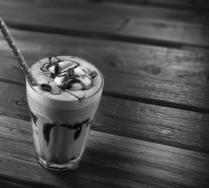 Hazelnut cold coffee