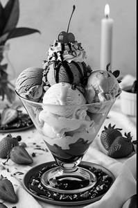 Dry Fruit Sunday Ice Cream