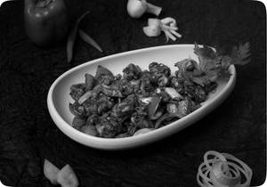 Veg. Mushroom Chilly