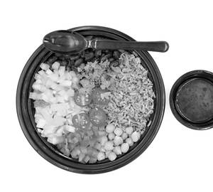 Whole grain brown rice salad