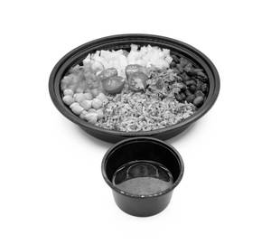 Whole grain brown rice salad bowl