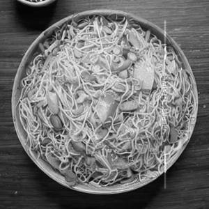 Egg Rice Noodles Mix